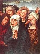 Hans Memling The Virgin, St.John and the Holy Women oil on canvas